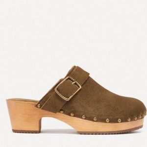 Bash Paris Sabot Clogs - Olive 40 NIB